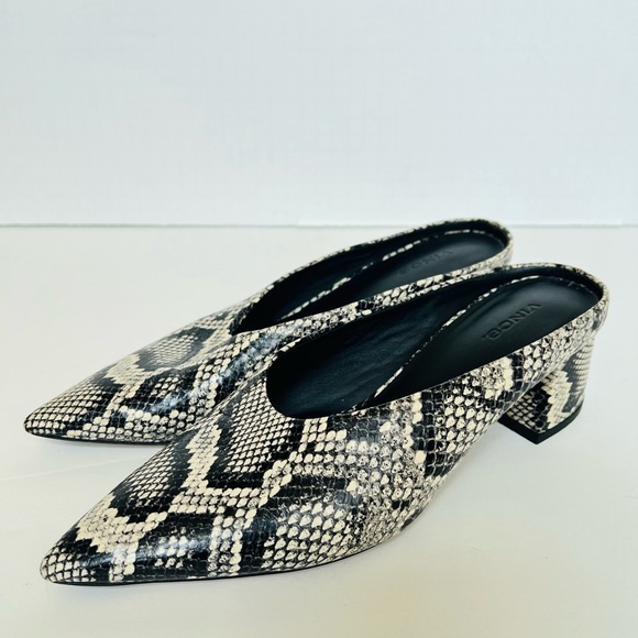 Vince Ralston Snake Print Mule - Picture 5 of 12